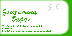 zsuzsanna bajai business card